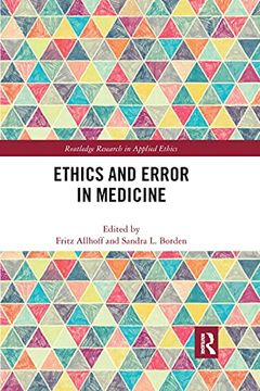 portada Ethics and Error in Medicine (Routledge Research in Applied Ethics) (in English)