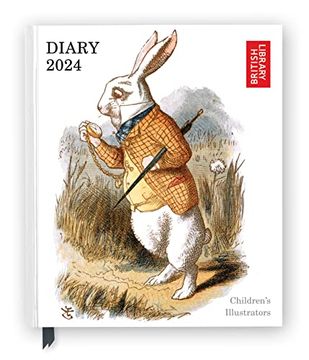 portada British Library: Children's Illustrators 2024 Desk Diary - Week to View, Illustrated on Every Page (en Inglés)
