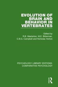portada Evolution of Brain and Behavior in Vertebrates (Psychology Library Editions: Comparative Psychology) (en Inglés)