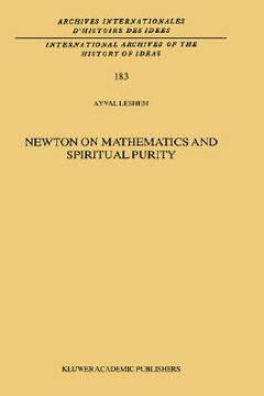portada newton on mathematics and spiritual purity (en Inglés)