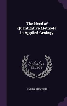 portada The Need of Quantitative Methods in Applied Geology