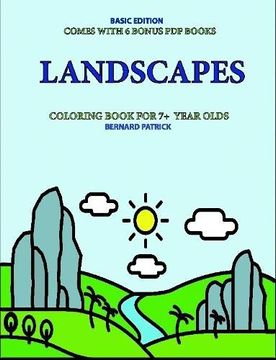 portada Coloring Book for 7+ Year Olds (Landscapes) 