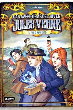 portada Las aventuras del joven Jules Verne El faro maldito