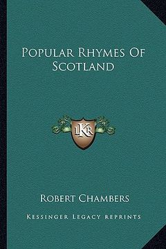 portada popular rhymes of scotland (en Inglés)