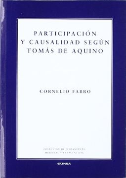 portada Participacion y Causalidad Segun Tomas de Aquino (in Spanish)