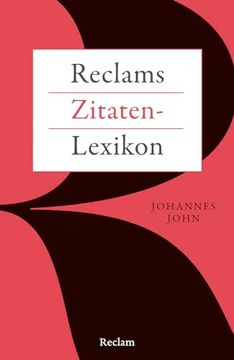 portada Reclams Zitaten-Lexikon (en Alemán)
