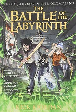 portada Percy Jackson and the Olympians: Battle of the Labyrinth: The Graphic Novel, The-Percy Jackson and the Olympians (Percy Jackson & the Olympians) (en Inglés)