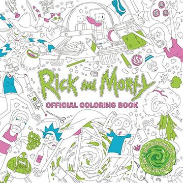 portada Rick and Morty Official Coloring Book (Colouring Books) (en Inglés)