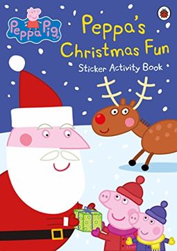 portada Peppa Pig: Peppa's Christmas fun Sticker Activity Book (in English)