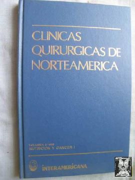 portada Clínicas Quirúrgicas de Norteamérica Nutrición y Cáncer