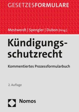 portada Kündigungsschutzrecht: Kommentiertes Prozessformularbuch: Kommentiertes Prozessformularbuch (in German)