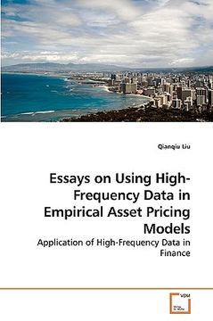 portada essays on using high-frequency data in empirical asset pricing models (en Inglés)