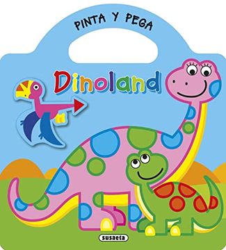 portada Pinta y Pega - Dinoland 1