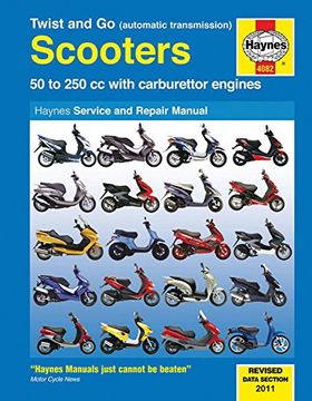 portada twist and go scooters: 50 to 250 cc with carburetor engines (in English)