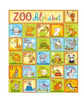 portada Color The Alphabet: A Children's Coloring Book of Fun Alphabet Letters for Ages 3 Years Old and up (in English)