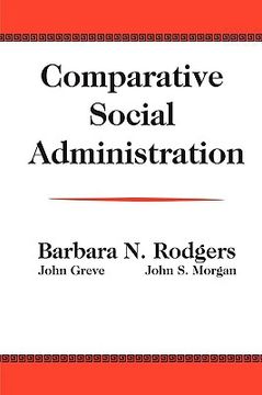 portada comparative social administration (en Inglés)
