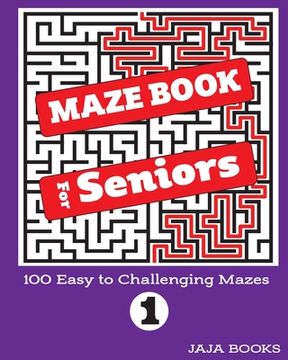 portada MAZE BOOK For Seniors (en Inglés)