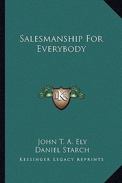 portada salesmanship for everybody (in English)