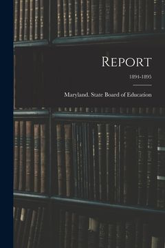 portada Report; 1894-1895 (en Inglés)