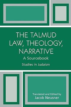 portada the talmud law, theology, narrative: a sourc (in English)