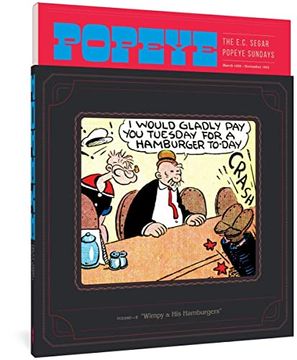 portada Popeye Volume 2: Wimpy & his Hamburgers (The e. C. Segar Popeye Sundays) 