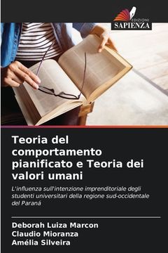 portada Teoria del comportamento pianificato e Teoria dei valori umani (in Italian)