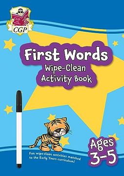 portada New First Words Wipe-Clean Activity Book for Ages 3-5 (With Pen) (en Inglés)