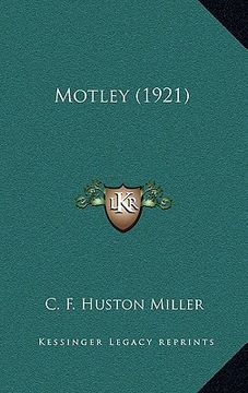 portada motley (1921) (en Inglés)