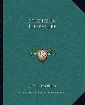 portada studies in literature (en Inglés)