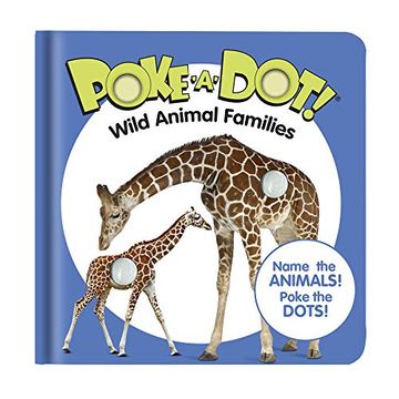 portada Melissa & Doug Children’S Book – Poke-A-Dot: Wild Animal Families (en Inglés)