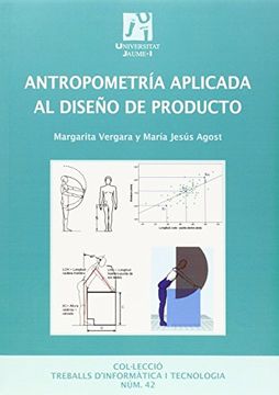 portada Antropometría Aplicada al Diseño de Producto (Treballs D'informàtica i Tecnologia) (in Spanish)