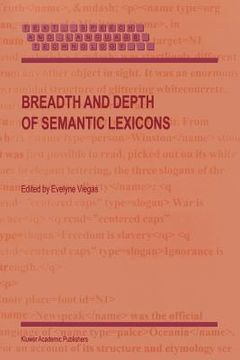 portada breadth and depth of semantic lexicons (en Inglés)