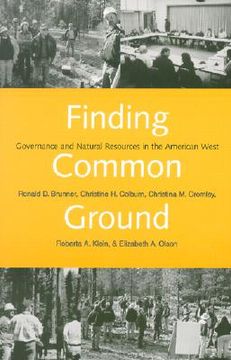 portada finding common ground: governance and natural resources in the american west (en Inglés)