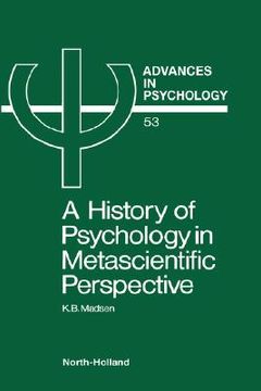 portada advances in psychology v53 (en Inglés)