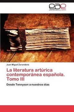 portada la literatura art rica contempor nea espa ola. tomo iii (in English)