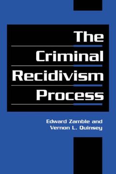 portada The Criminal Recidivism Process Hardback (Cambridge Studies in Criminology) (in English)
