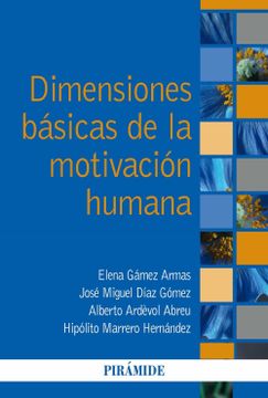 portada Dimensiones Básicas de la Motivación Humana (in Spanish)