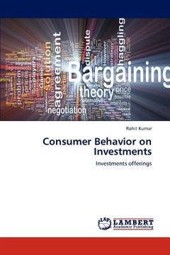 portada consumer behavior on investments (in English)