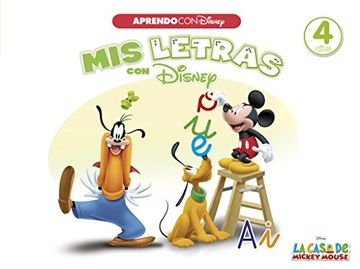 portada La casa de Mickey Mouse (Mis letras con Disney. 4 años) (in Spanish)