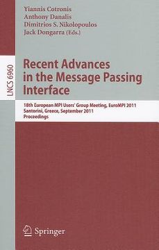 portada recent advances in the message passing interface