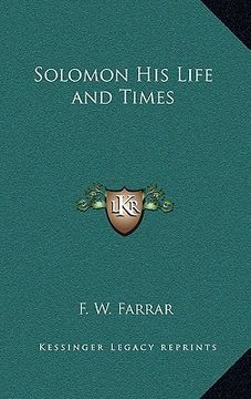 portada solomon his life and times (in English)