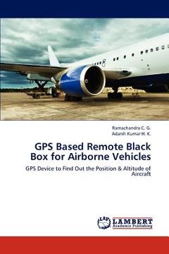 portada gps based remote black box for airborne vehicles (in English)