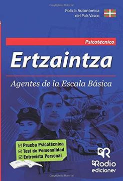 portada Ertzaintza. Agentes de la Escala Básica. Psicotécnico (in Spanish)