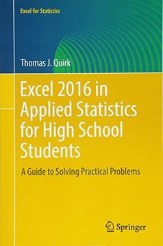 portada Excel 2016 in Applied Statistics for High School Students: A Guide to Solving Practical Problems (in English)