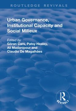 portada Urban Governance, Institutional Capacity and Social Milieux (in English)