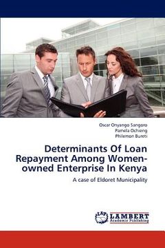 portada determinants of loan repayment among women-owned enterprise in kenya (en Inglés)