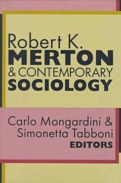 portada robert k. merton and contemporary sociology (en Inglés)