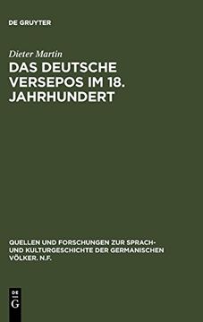 portada Das Deutsche Versepos im 18. Jahrhundert (en Alemán)