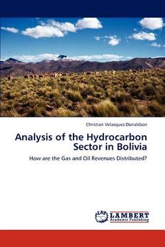 portada analysis of the hydrocarbon sector in bolivia (en Inglés)