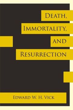 portada Death, Immortality, and Resurrection (en Inglés)